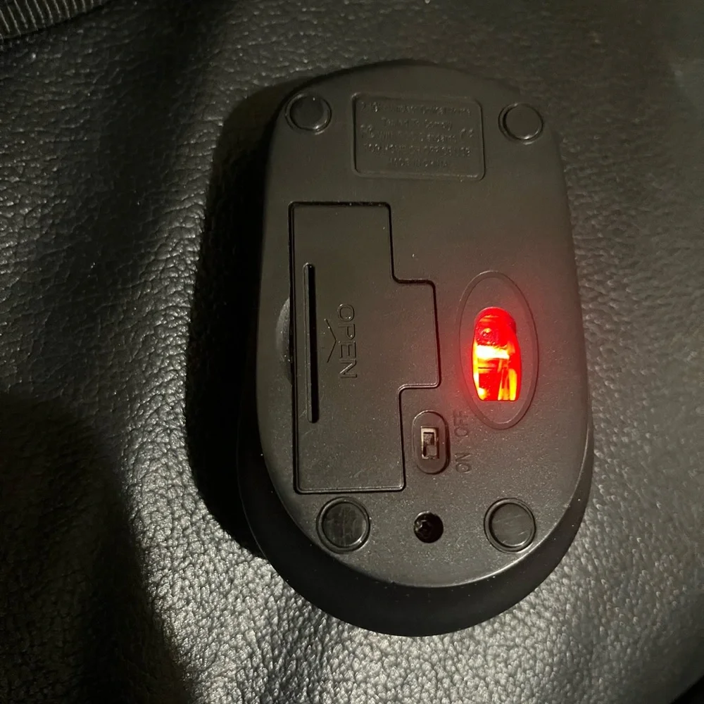 Rii Wireless Black Mouse with USB Receiver